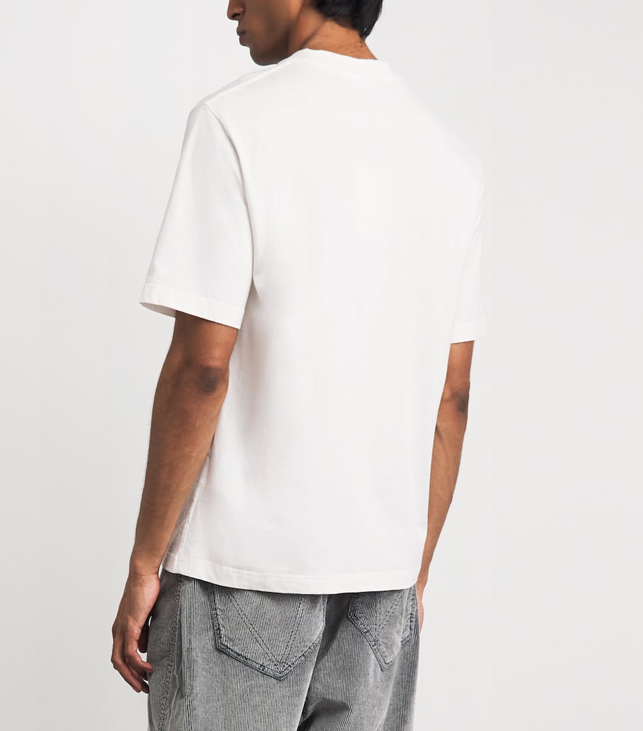 Jacquemus Mens Cotton Campagne T-Shirt Opt Wht/prnt Plg Image 5