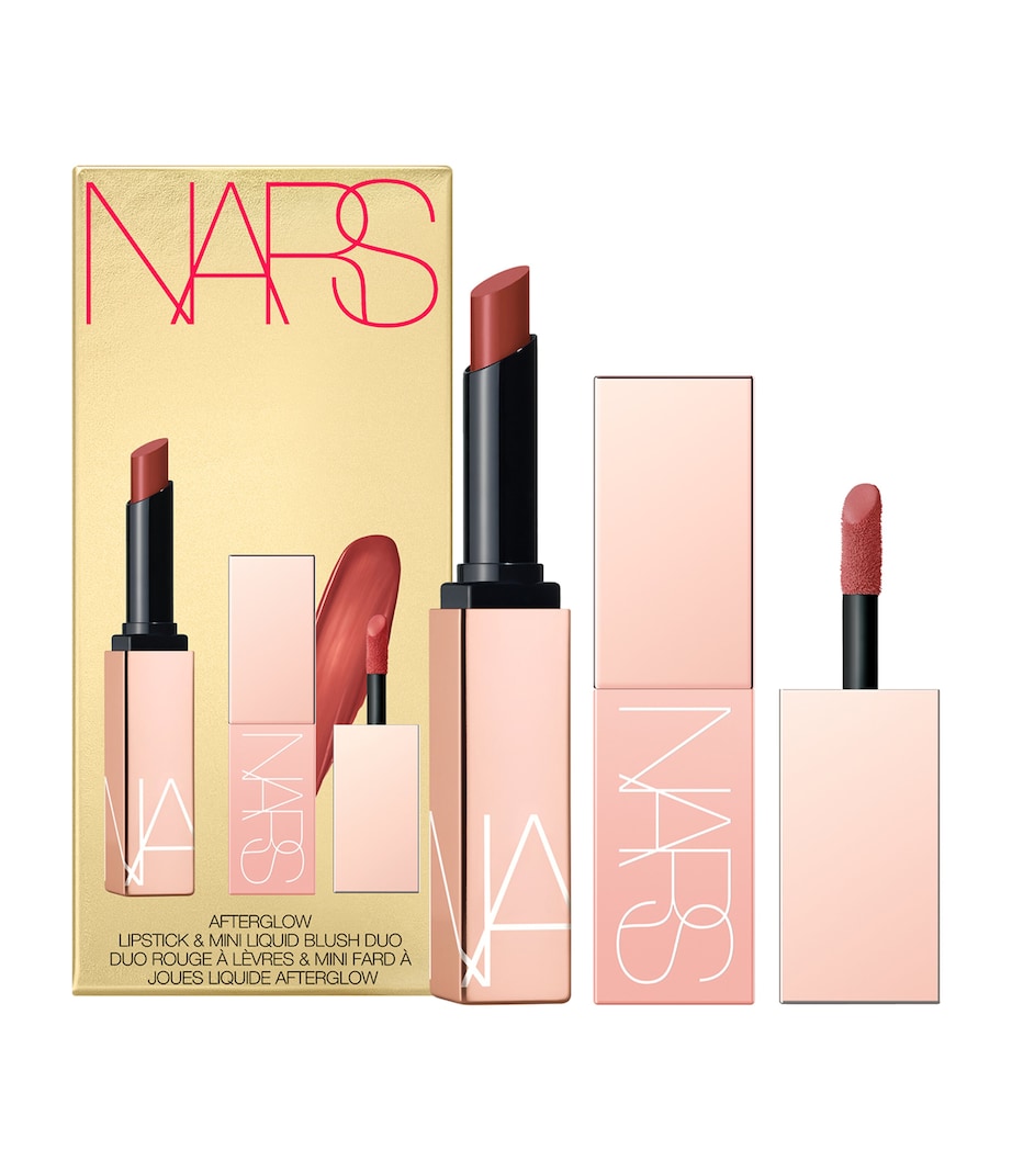 NARS Afterglow Lipstick & Mini Liquid Blush Duo Aragon Image 1