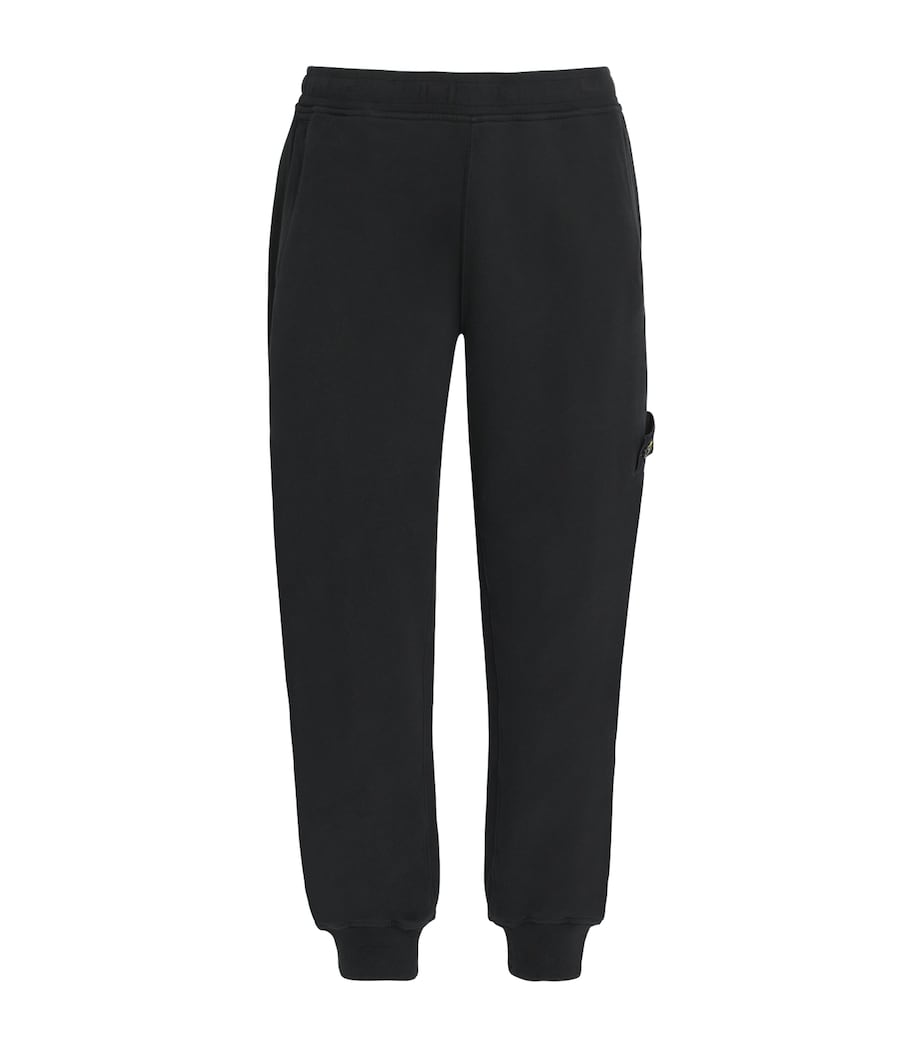 Stone Island Mens Cotton Compass Sweatpants Image 1