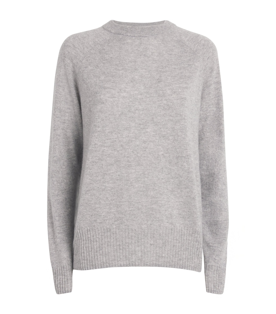 Cashmere Twist-Back Sweater GREY MARLE Image 1