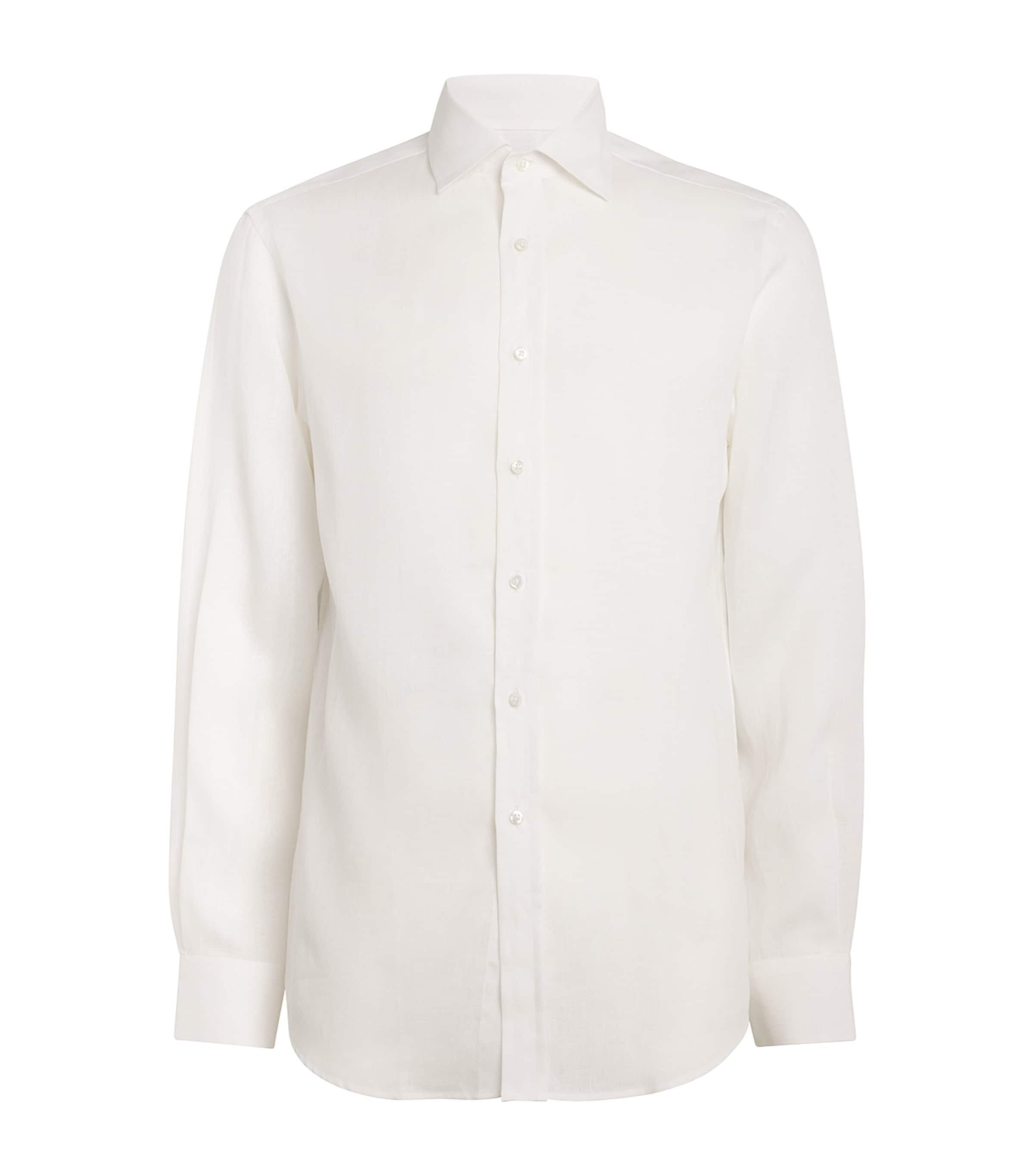 Linen Serengeti Shirt WHITE Image 1