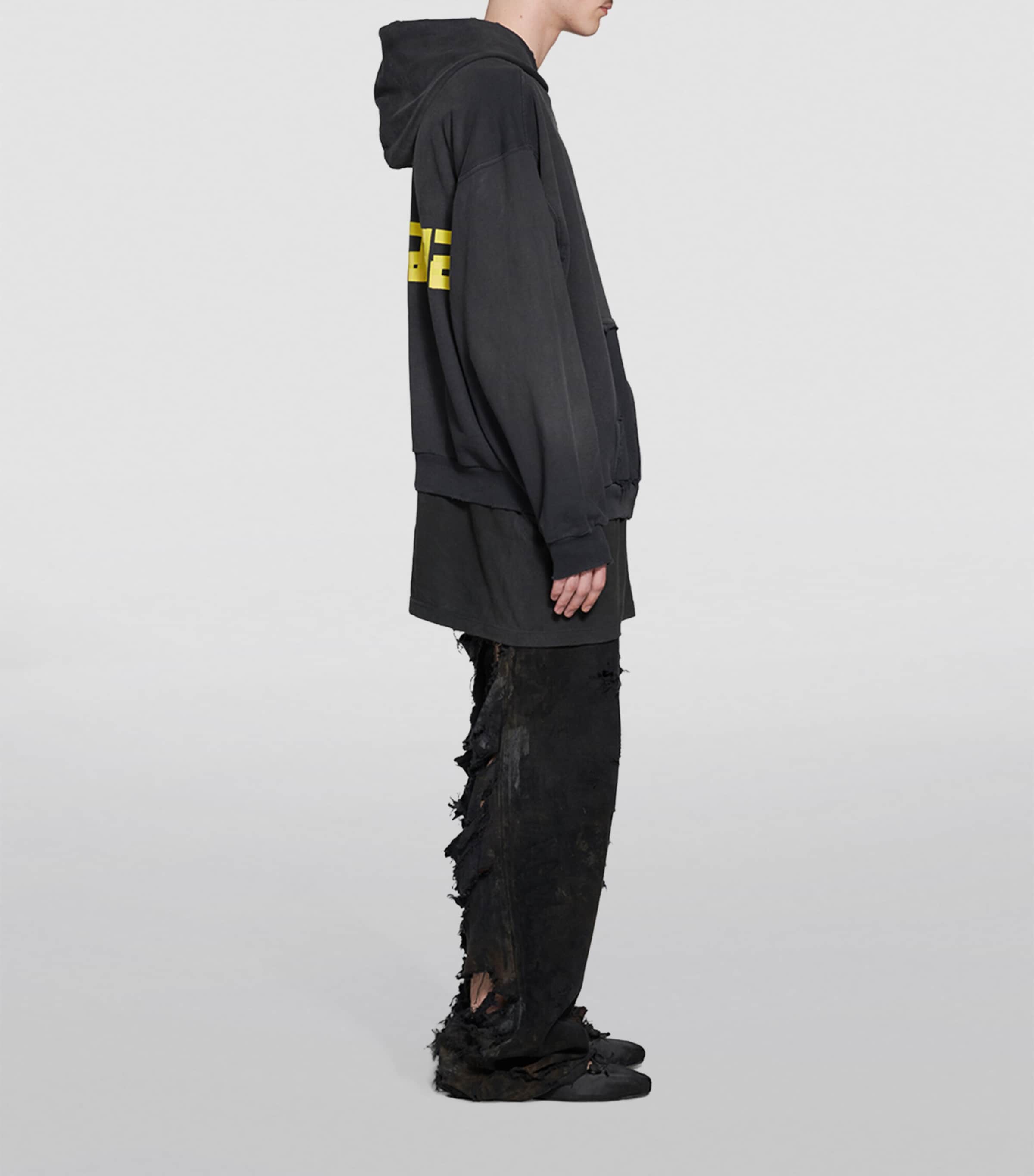 Balenciaga Tape Type Zip-Up Hoodie | Harrods US