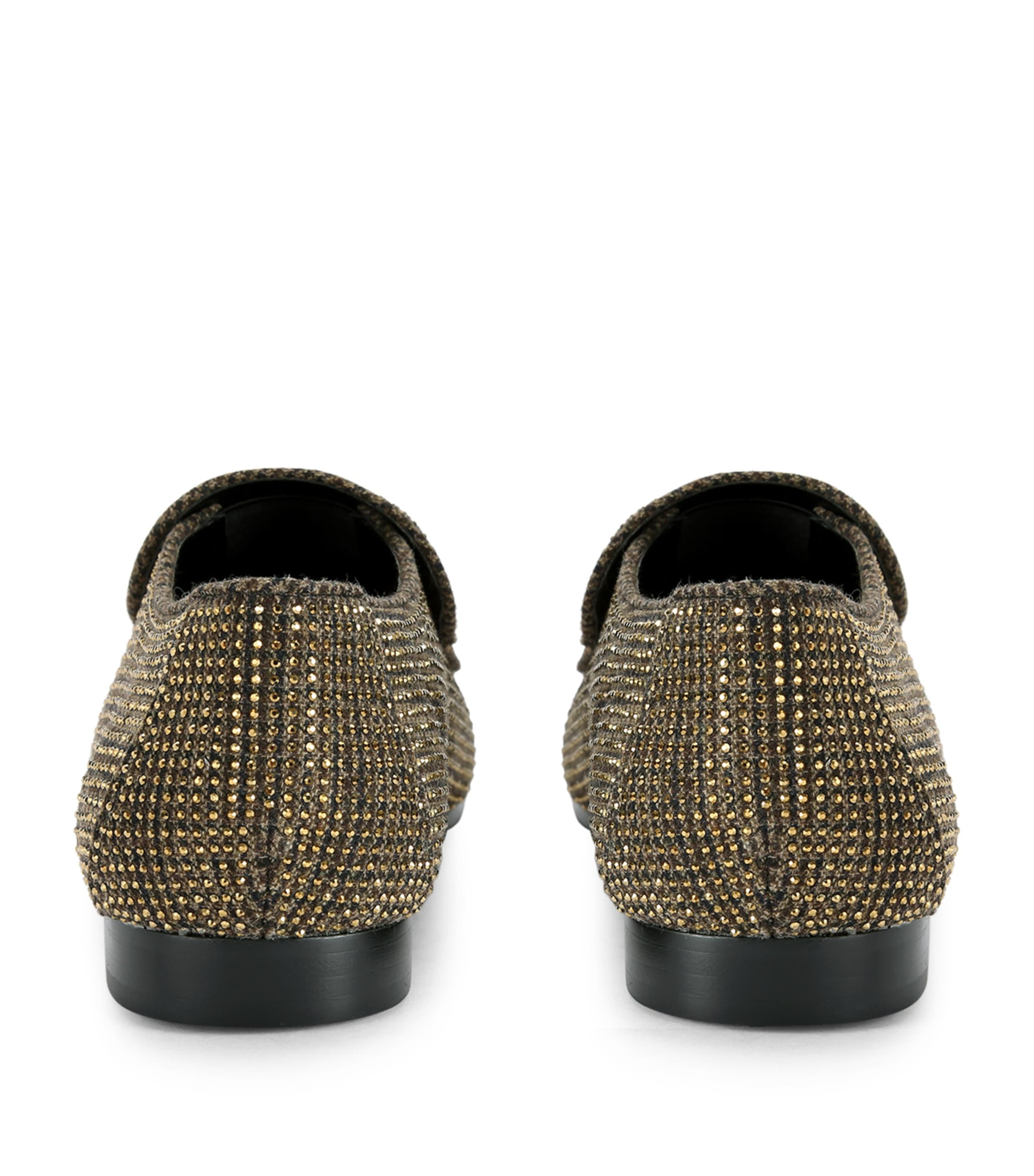 Embellished Hugh Eagle Loafers DARK BROWN Image 2