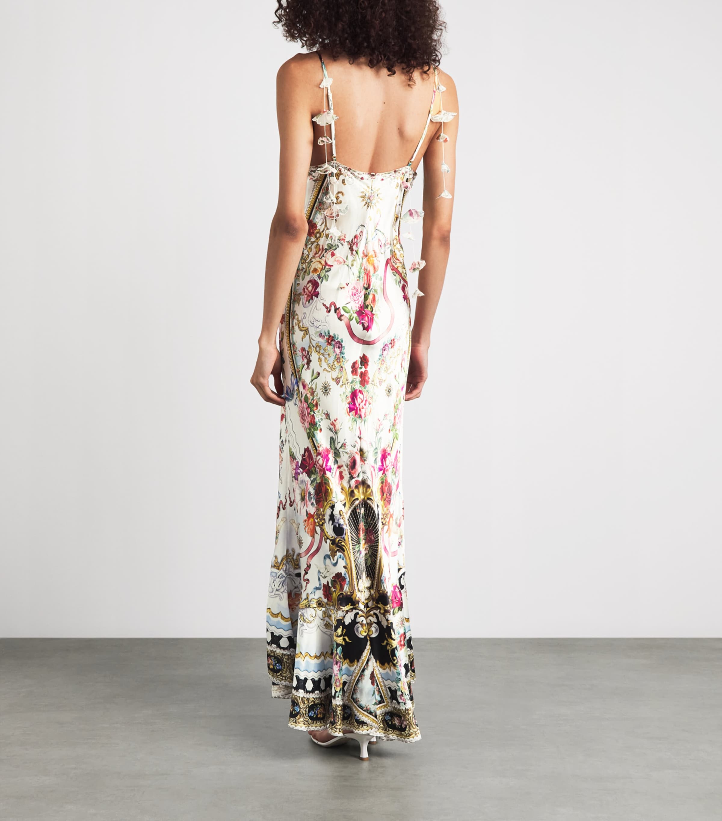 Camilla Womens Silk Printed Slip Dress Torero Libertine Image 4