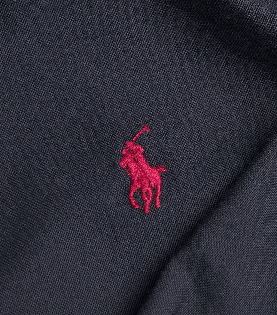 Cotton Logo-Embroidered Shirt RL NAVY Image 5