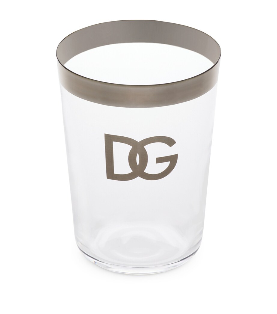 Set of 2 DG Logo Glasses U0055 PLATINO/TRASPA Image 3