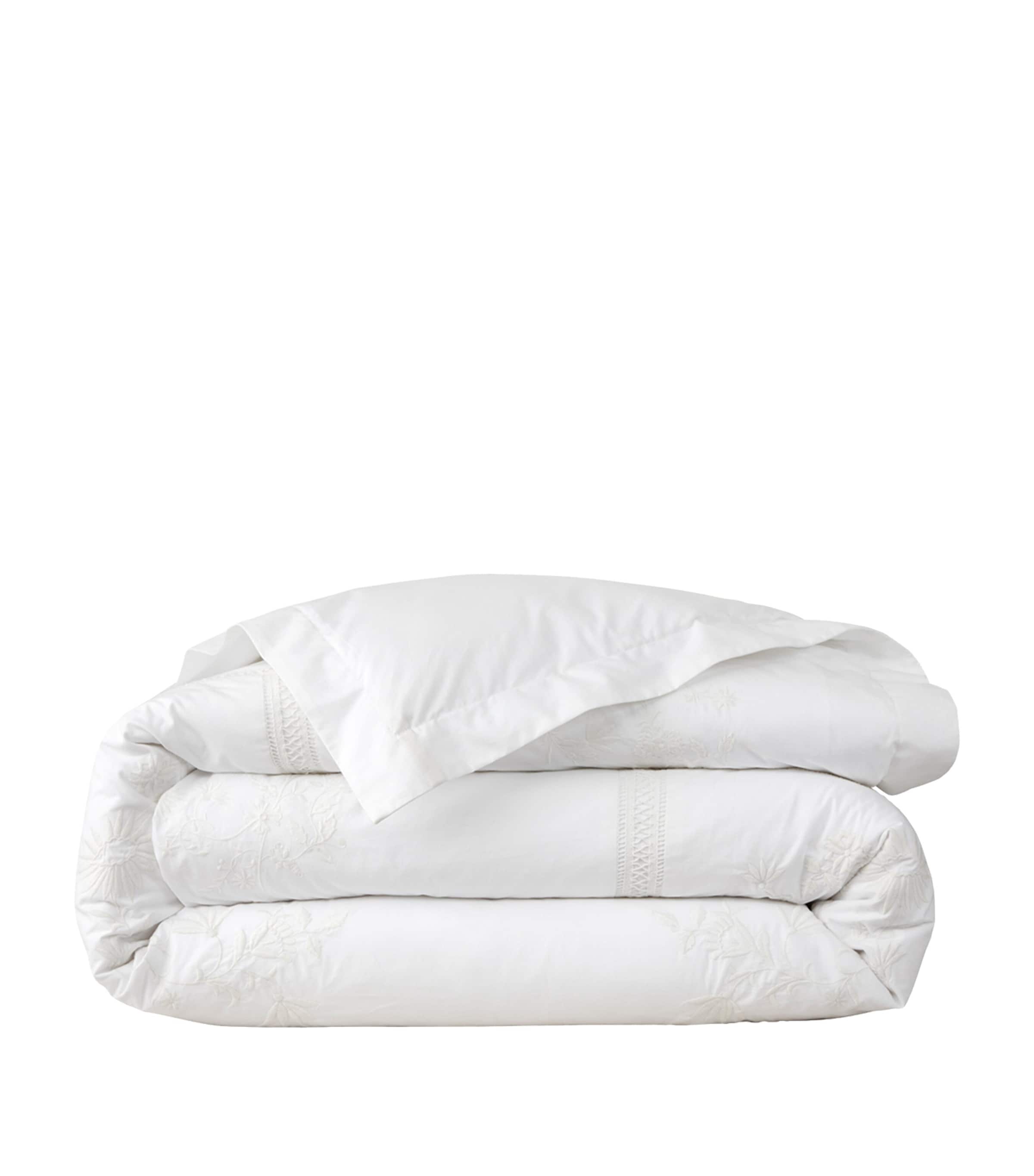 Ralph Lauren Home Meadow Lane King Duvet Cover (240cm x 220cm) White Image 1