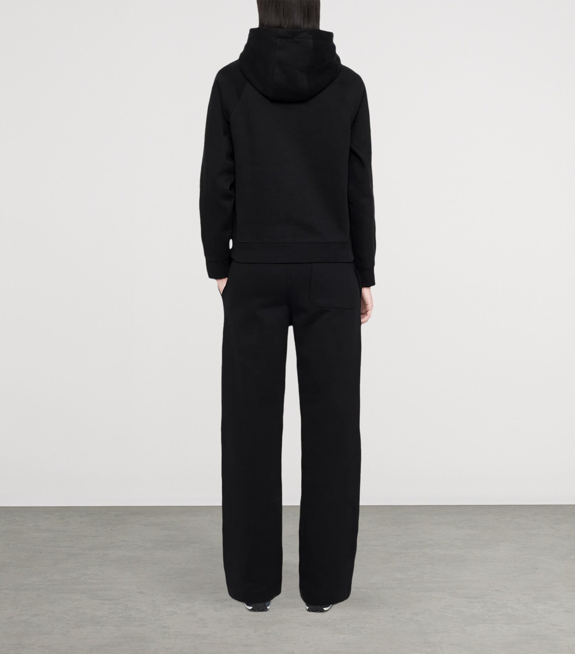 AllSaints Womens Lily Sweatpants Jet Black Image 7