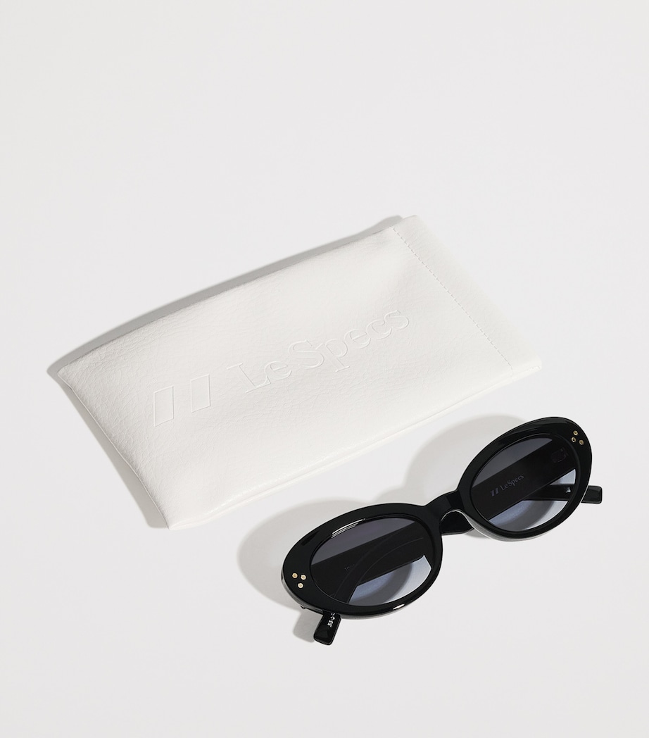 Acetate Tootsie Sunglasses BLACK Image 4