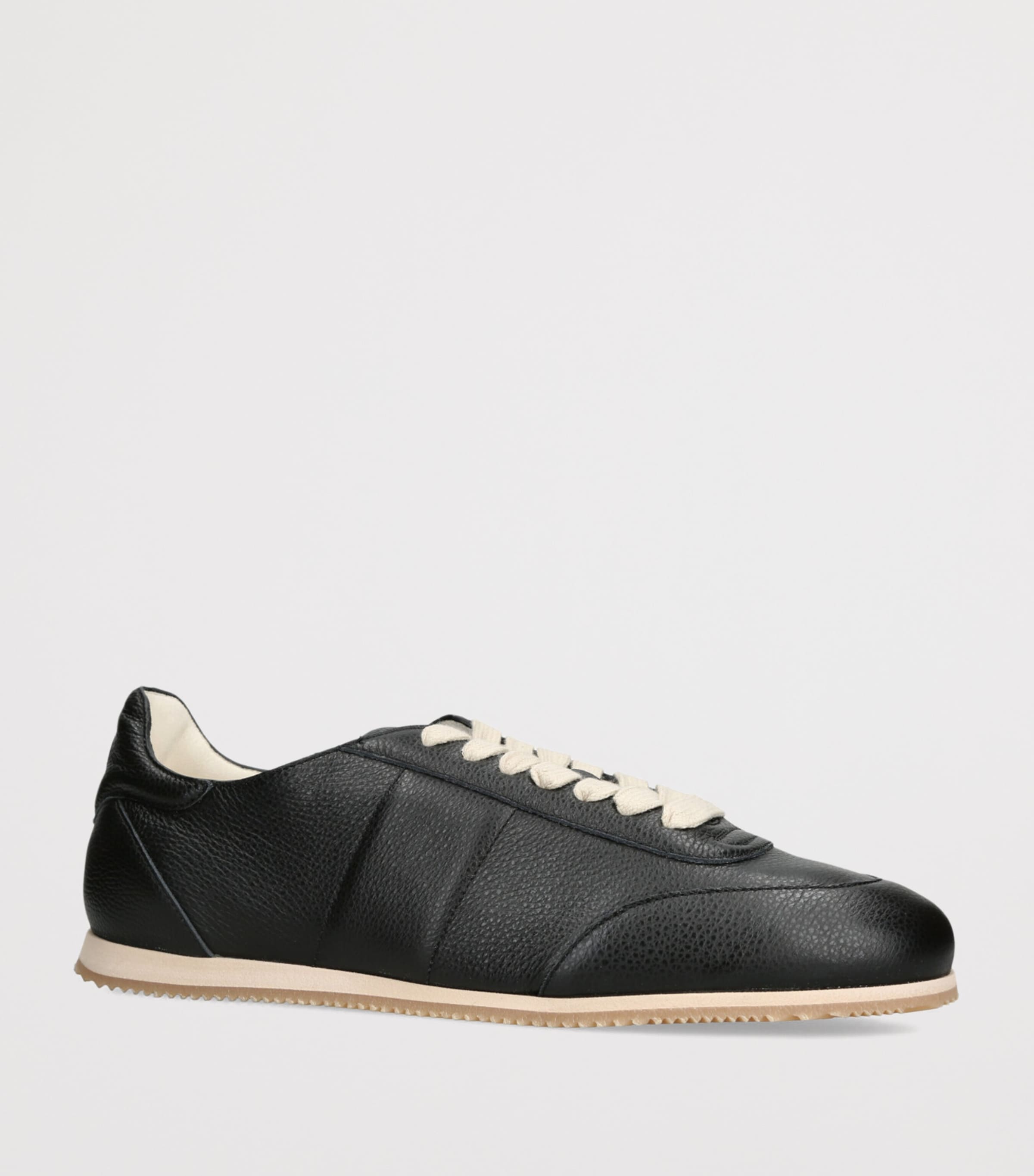 Born Outside Leather Tempo Sneakers Black Image 2