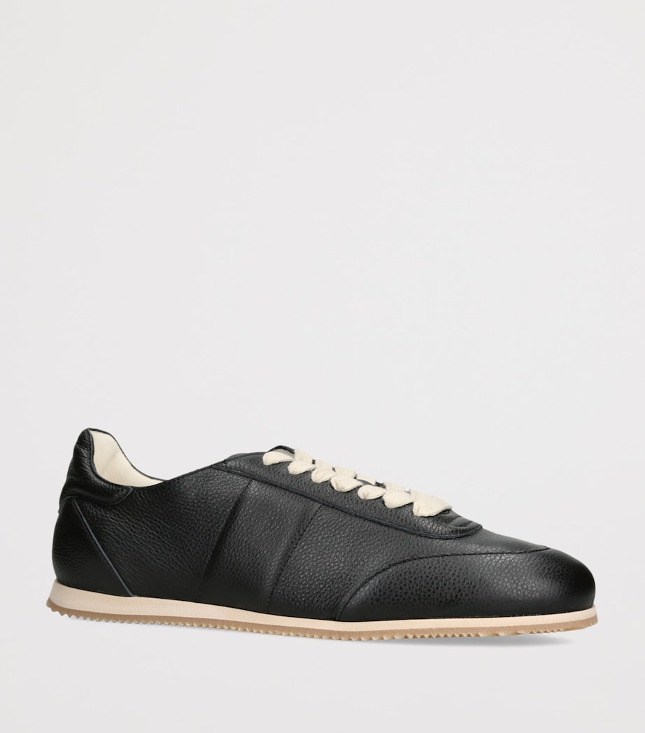 Born Outside Leather Tempo Sneakers Black Image 2