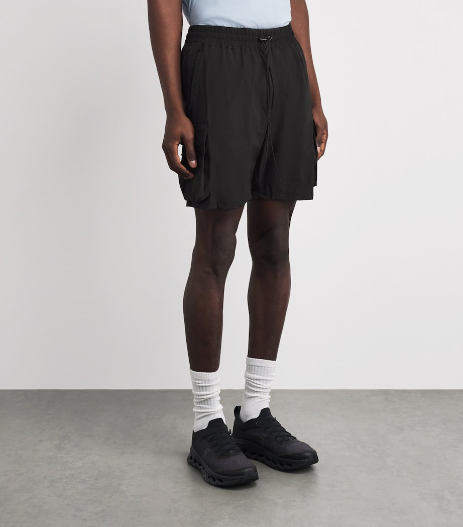 Represent 247 Mens 247 Cargo Shorts Dusky Navy Image 4