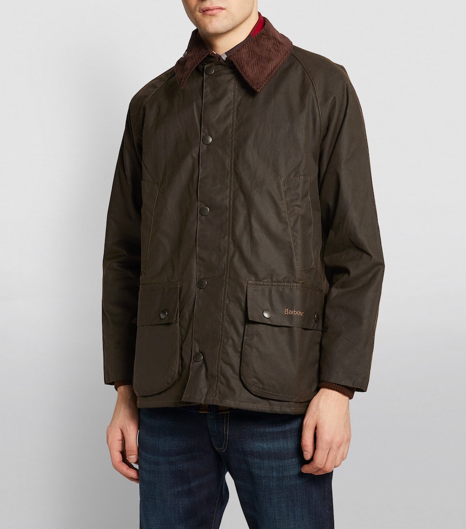 Waxed Bedale Jacket OLIVE Image 6