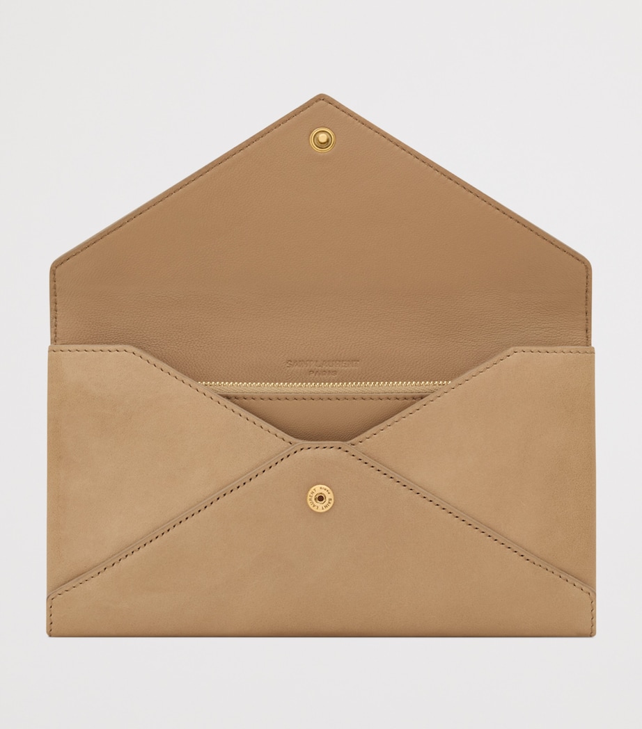 Large Leather Letter Flap Wallet 2357 Image 4