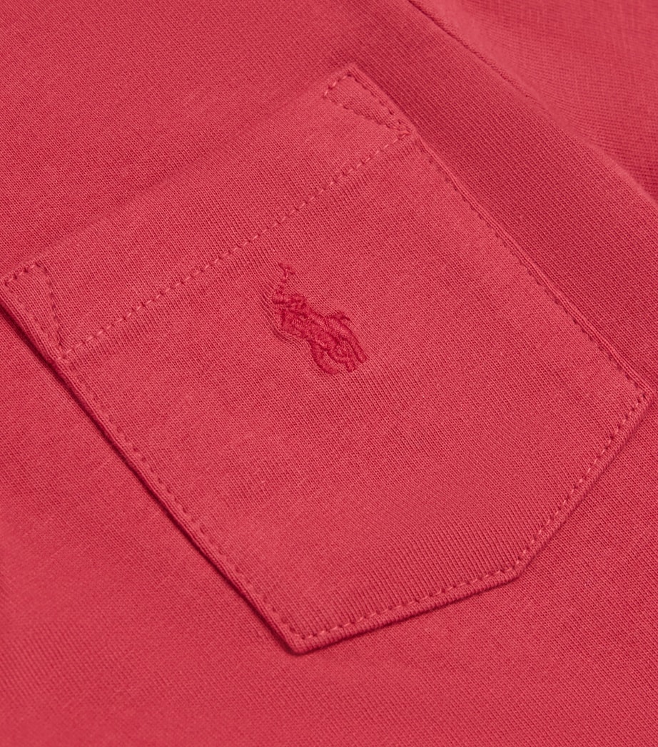 Cotton Logo Pocket Polo Shirt (2-7 Years) NANTUCKET RED/C4488 Image 3