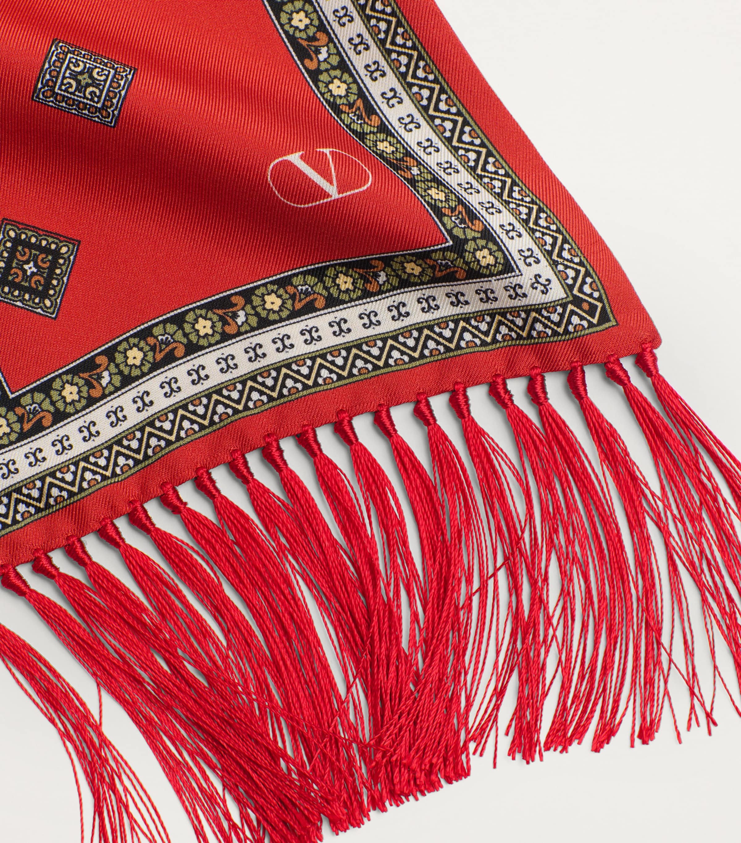 Valentino Garavani Silk Printed Scarf Rdn Image 5