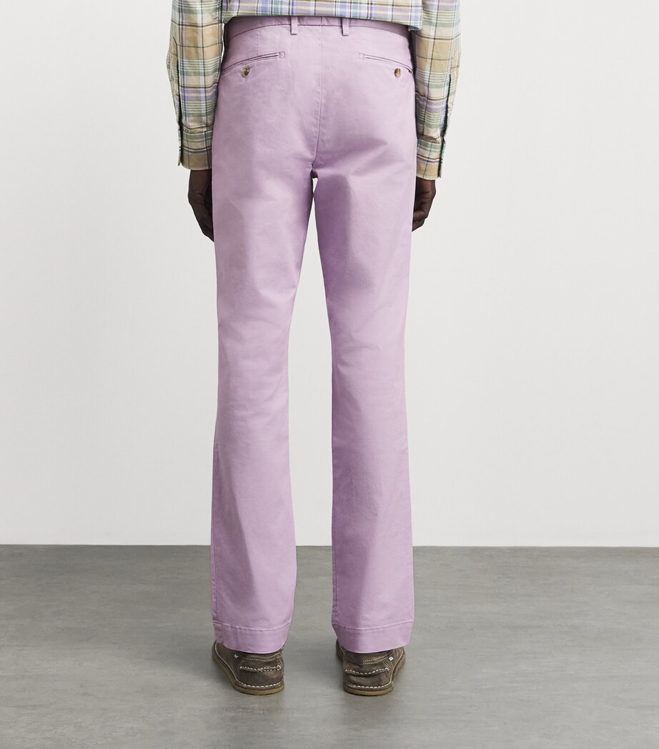 Polo Ralph Lauren Mens Stretch-Cotton Slim Chinos Spring Iris Image 5