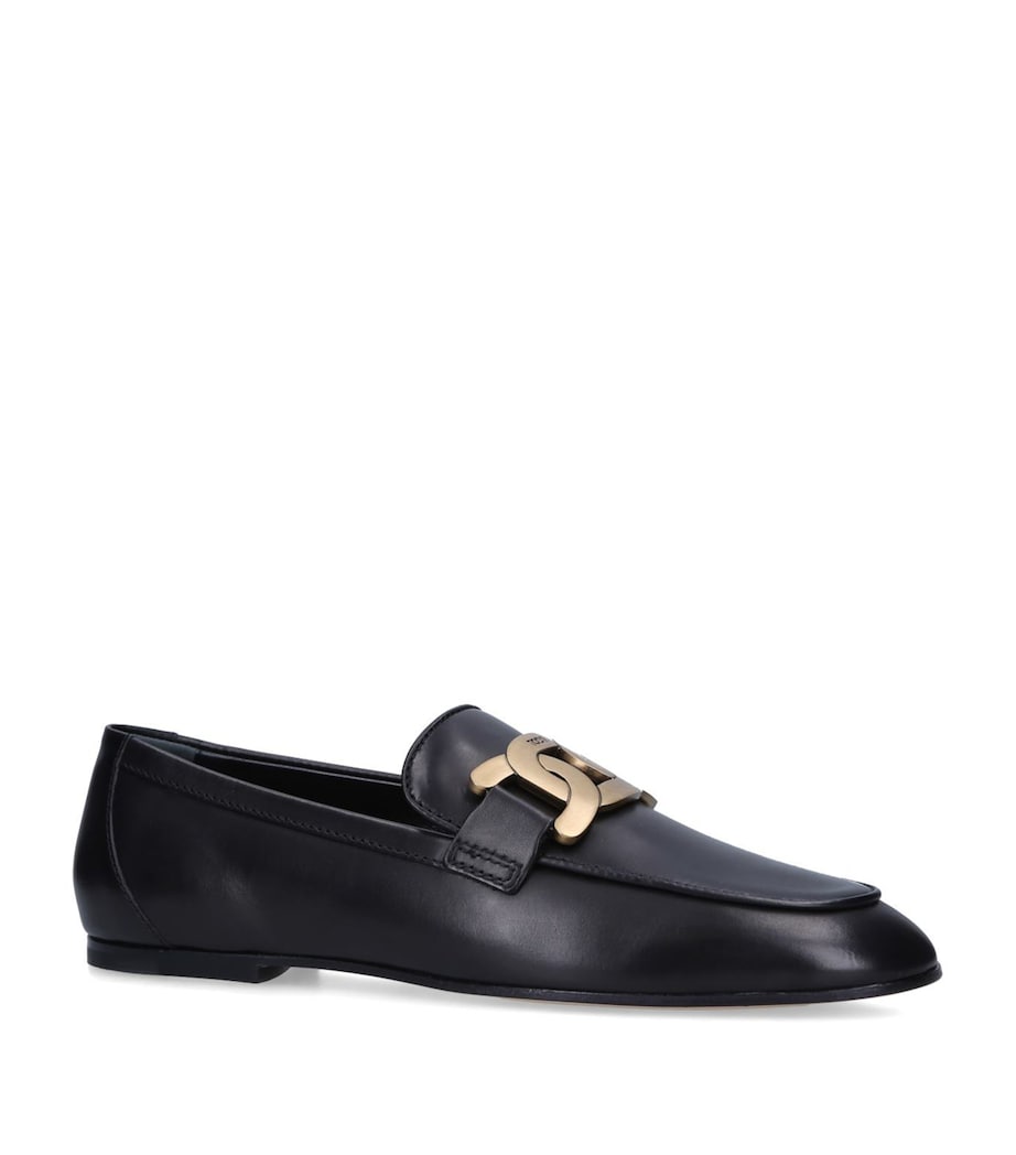 Leather Kate Loafers BLACK Image 4