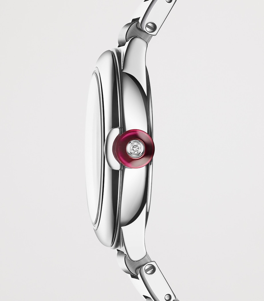 Stainless Steel Lvcea Watch 28mm SILVER Image 3