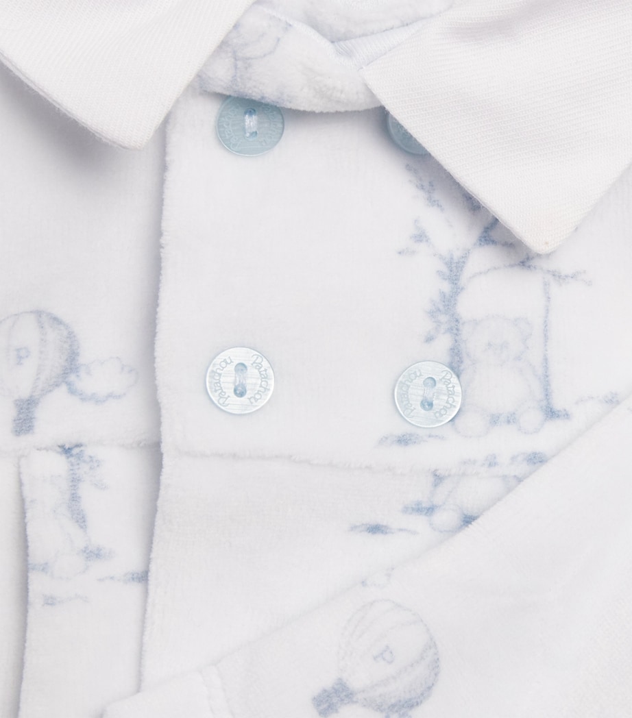 Cotton-Blend Printed All-In-One (0-24 Months) B0066 Image 3