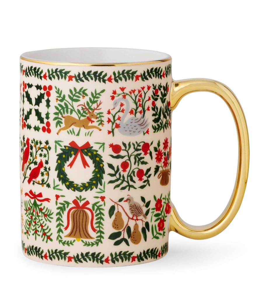 Porcelain Christmastide Mug MULTI Image 1