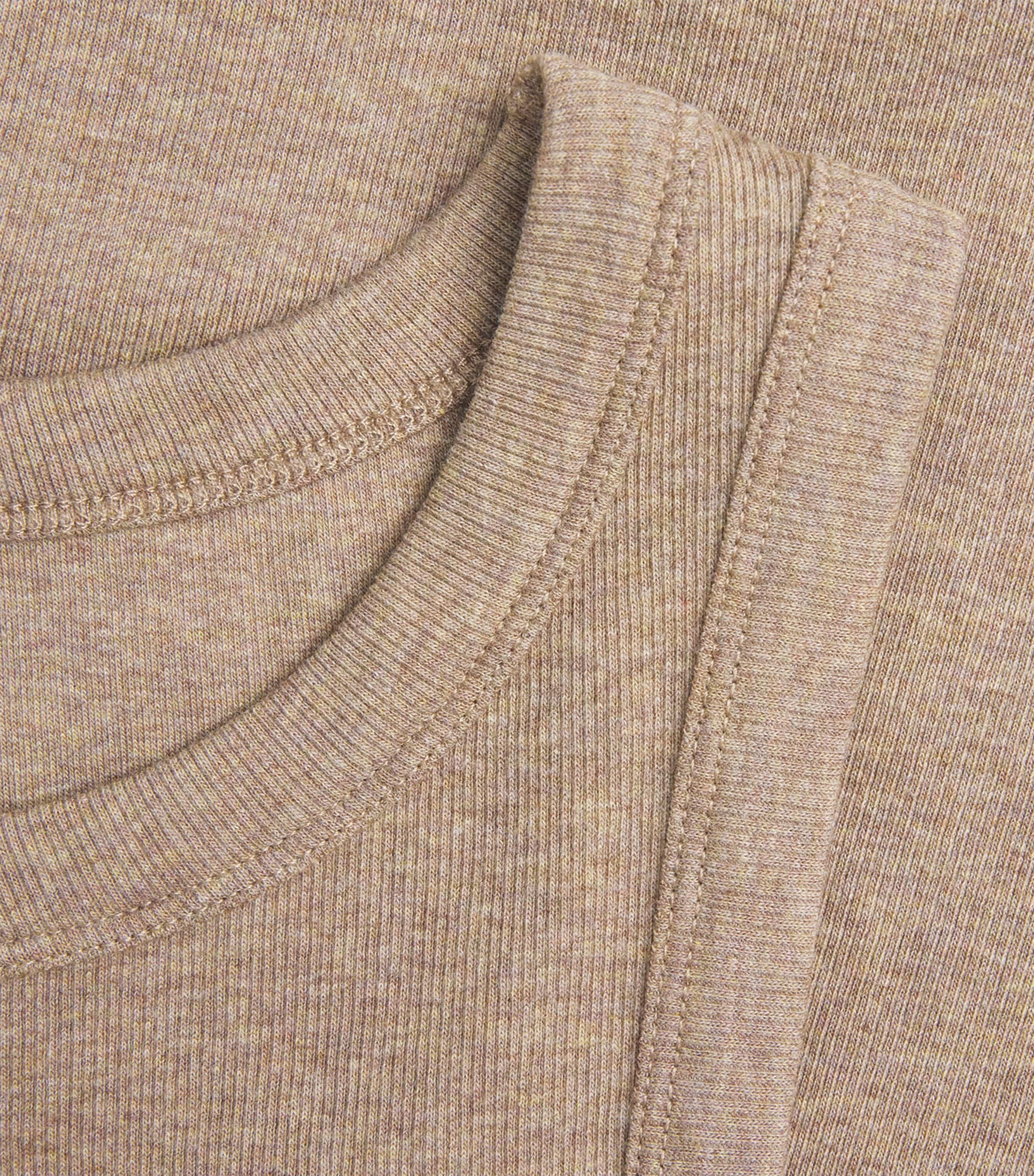 Organic Cotton-Blend Tank Top CAMEL MELANGE Image 5