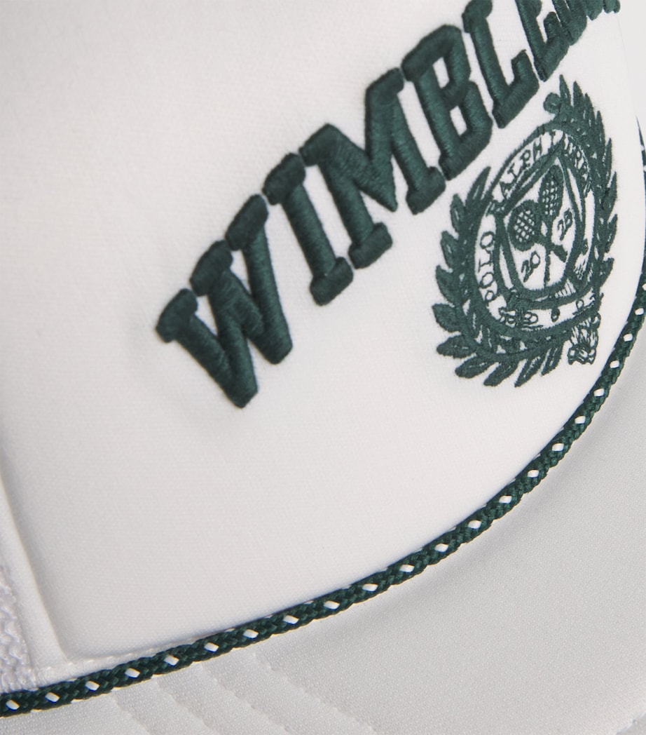 x Wimbledon Logo Baseball Cap WHITE Image 4