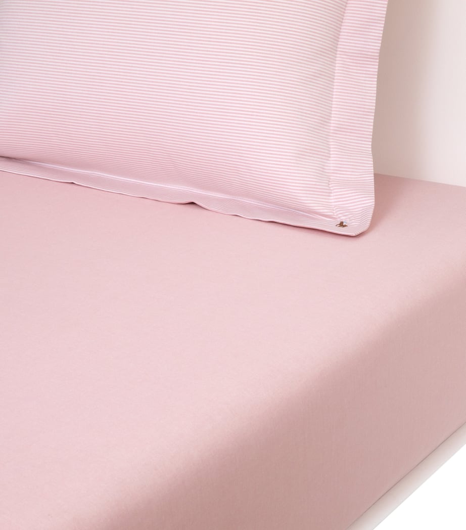 Ralph Lauren Home Oxford King Fitted Sheet (150cm x 200cm) Rosette Image 2
