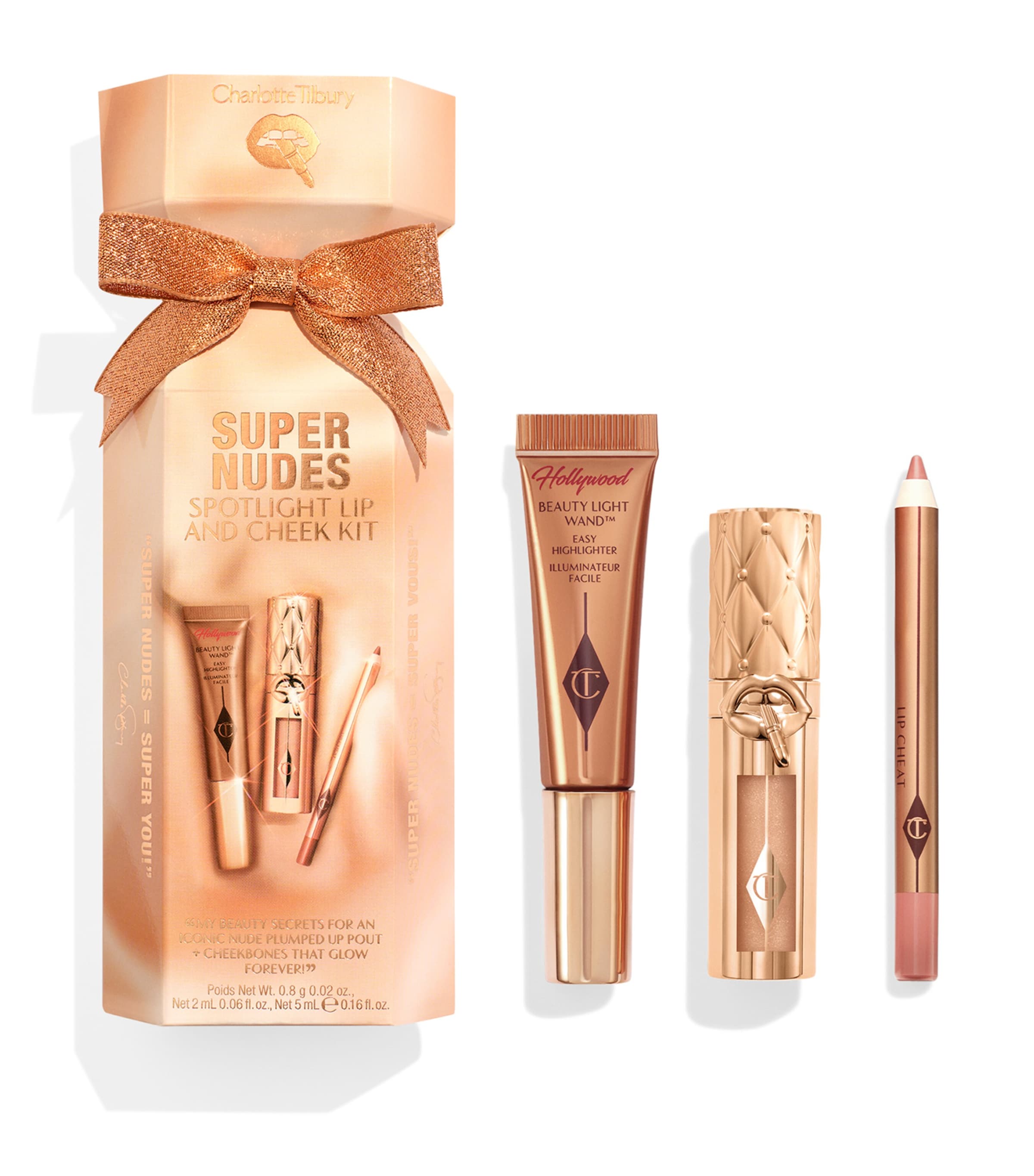 Charlotte Tilbury Super Nudes Spotlight Lip And Cheek Kit
