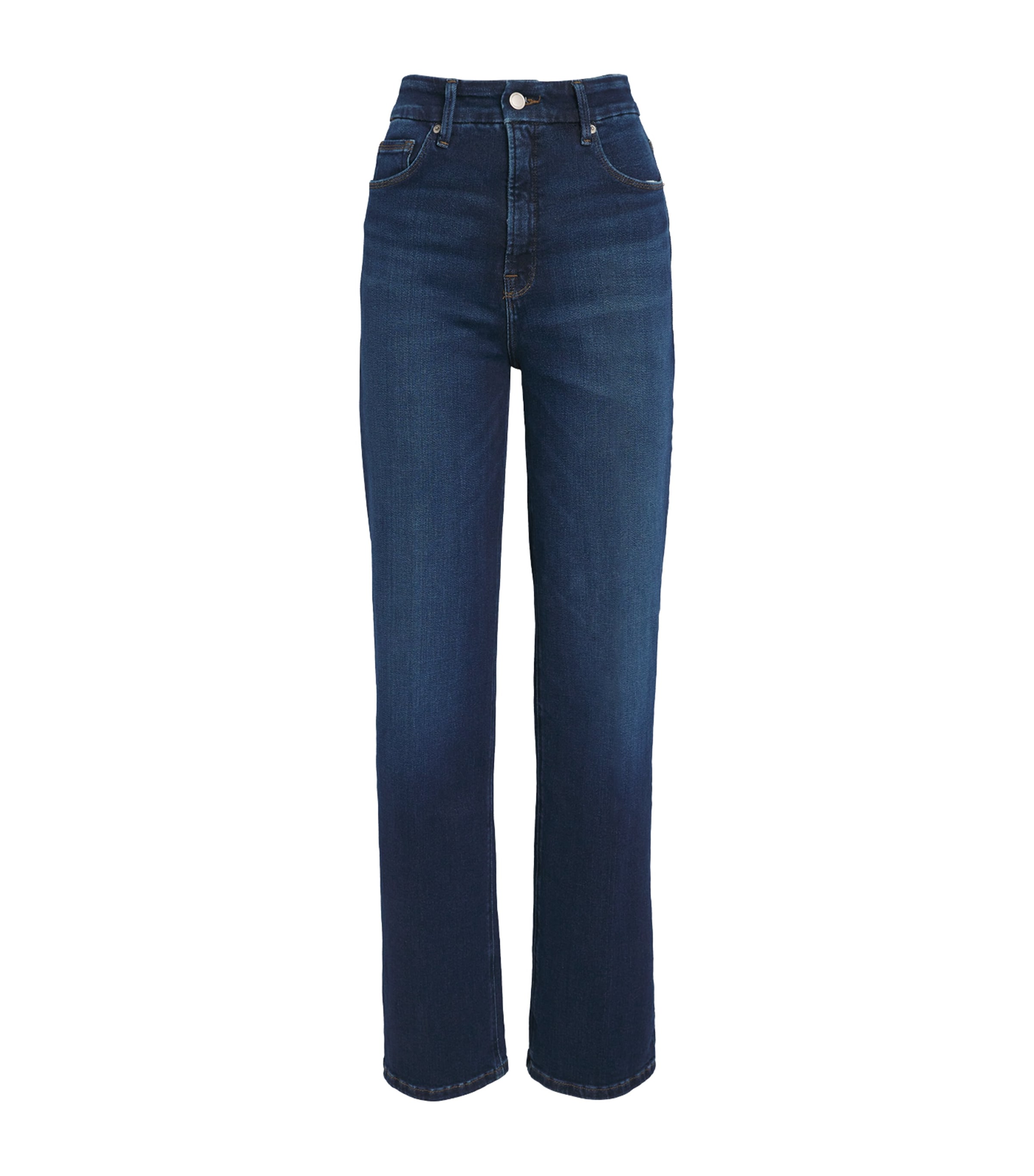 GOOD AMERICAN-SOFT TECH GOOD TRUE STRAIGHT JEANS