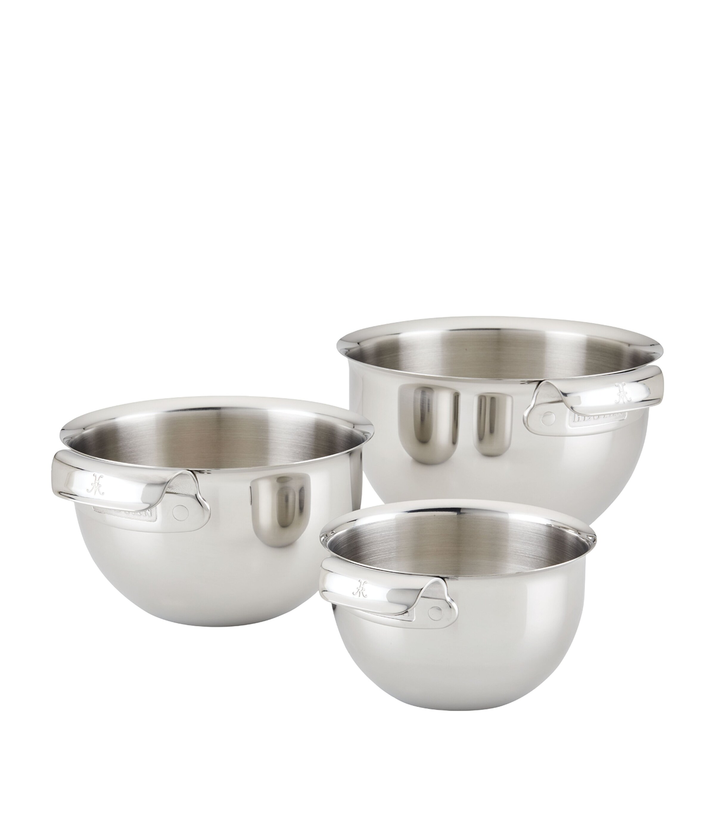 Stainless Steel Mixing Bowls (Set of 3) SILVER Image 10