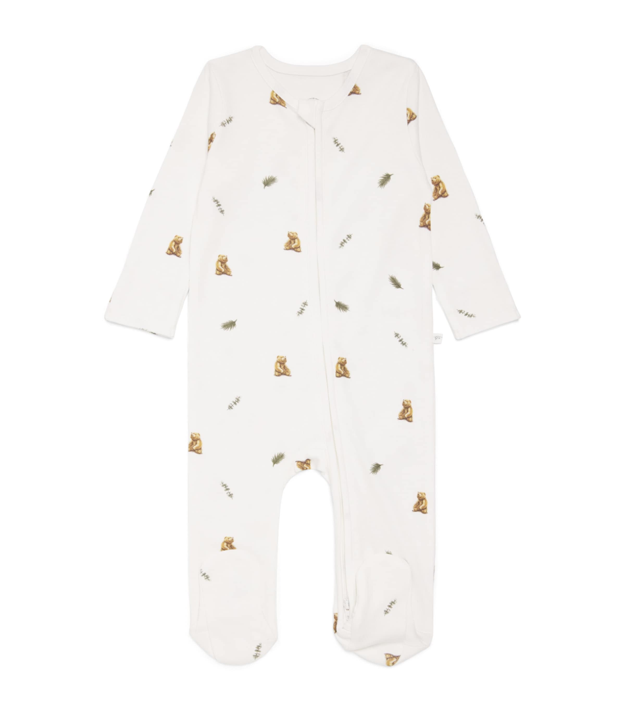Rosa & Blue Brown Bear All-In-One (3-6 Months) Warm White Image 1