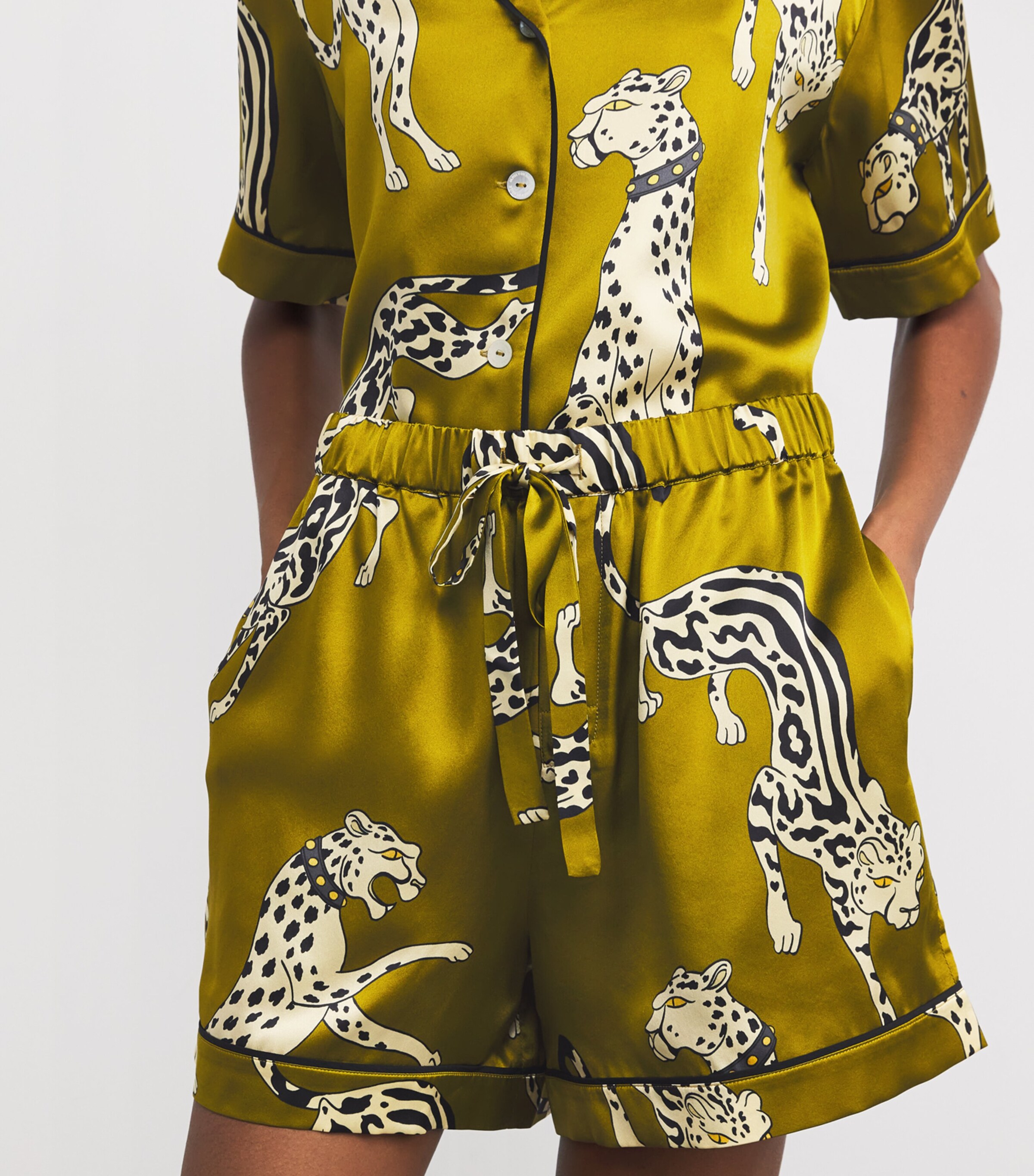 Silk Cheetah Ingo Pyjama Set CHANSON Image 7