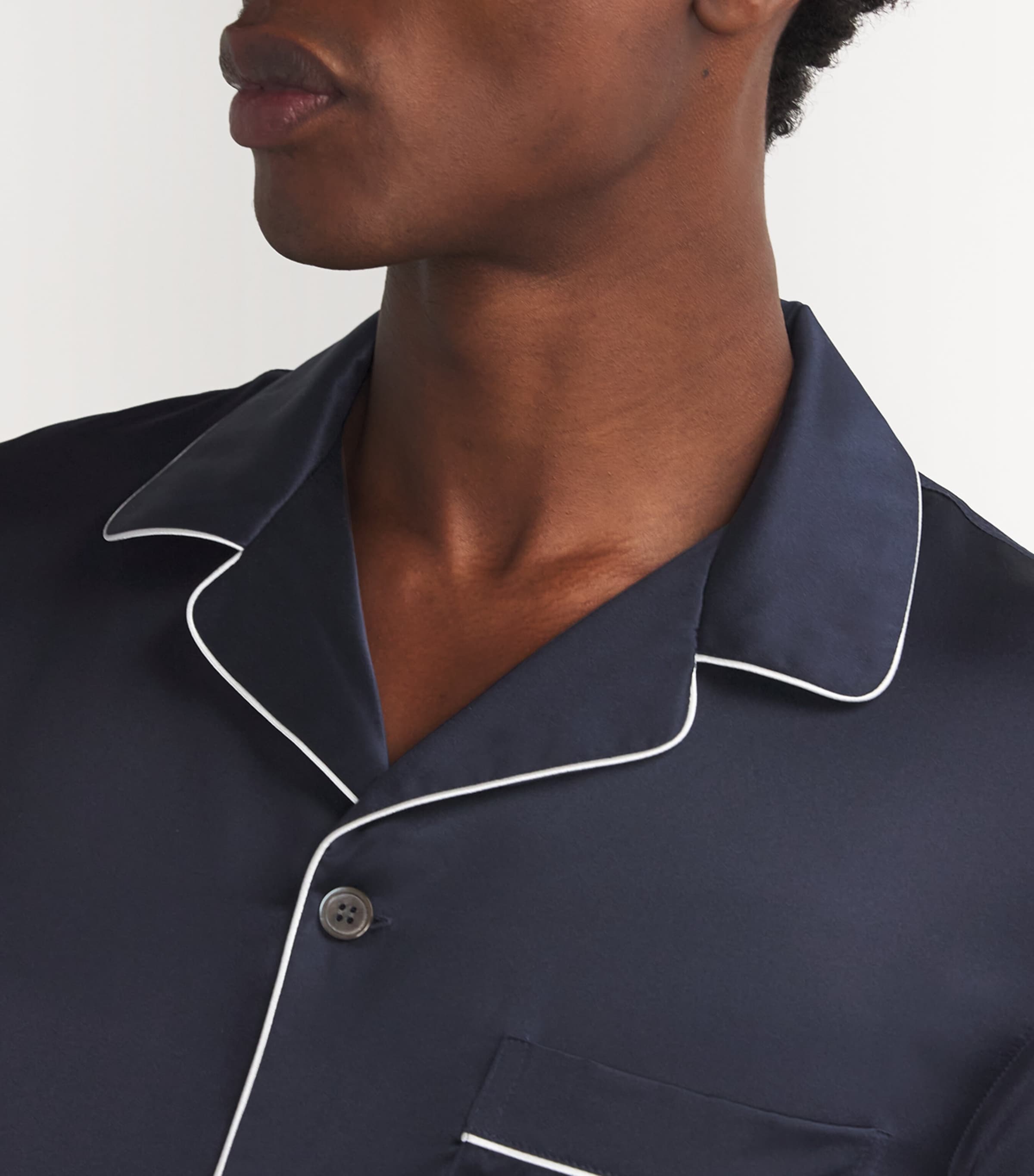 Silk Bailey Pyjama Set 1 NAVY Image 4