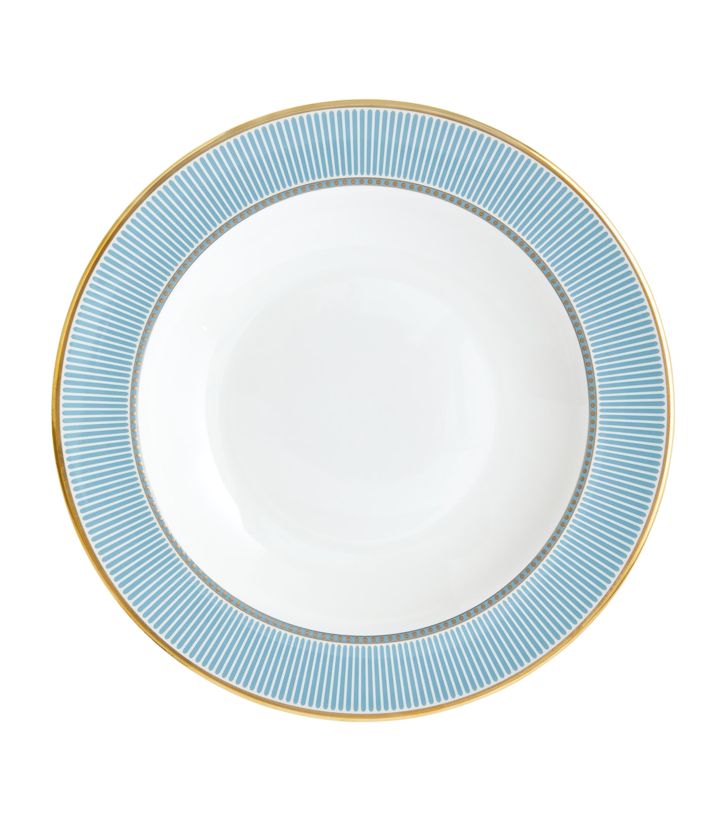 Wedgwood Bone China Helia Soup Plate In Green