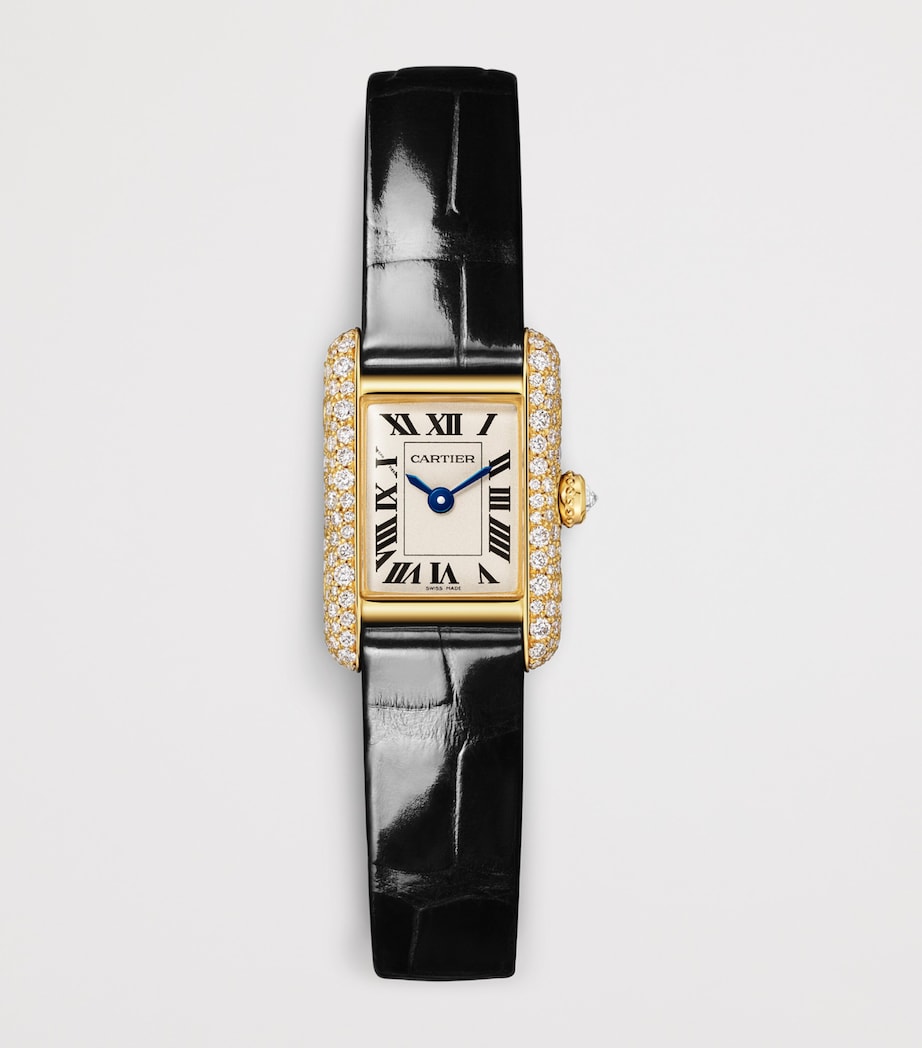 Cartier Yellow Gold and Diamond Tank Louis Watch 16.5mm Yellow Gold Image 7