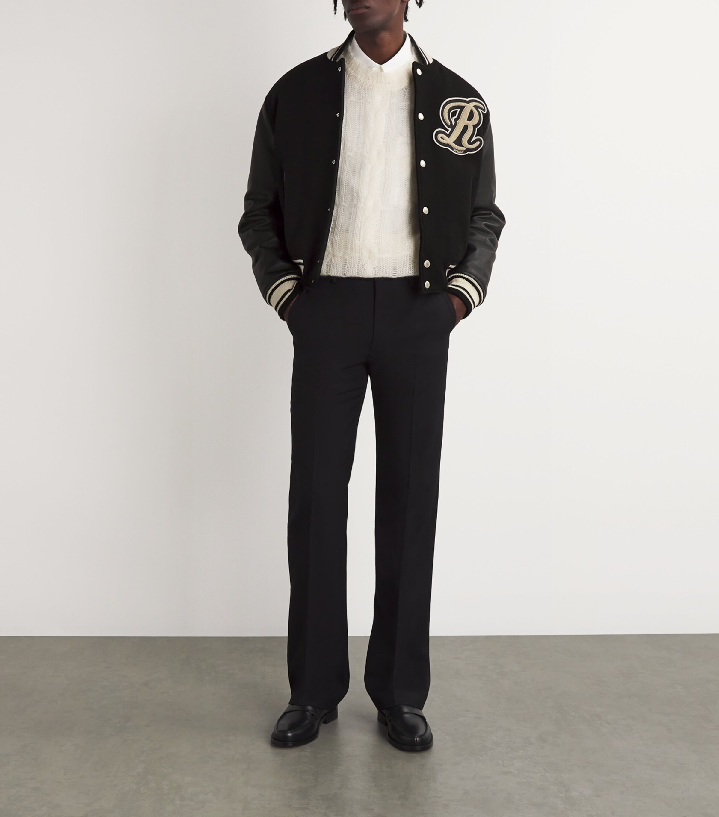 x RSVP Gallery Bomber Jacket BLACK Image 2