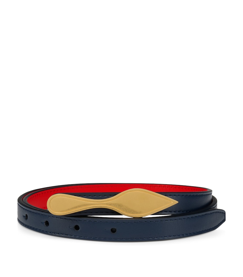 Christian Louboutin Bettina Leather Reversible Belt Image 1