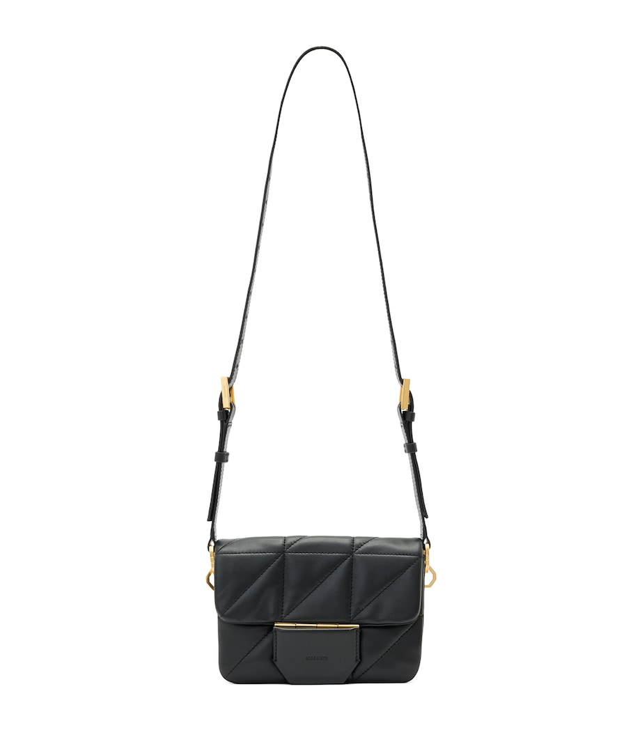 Quilted Leather Jupiter Cross-Body Bag BLACK Image 1