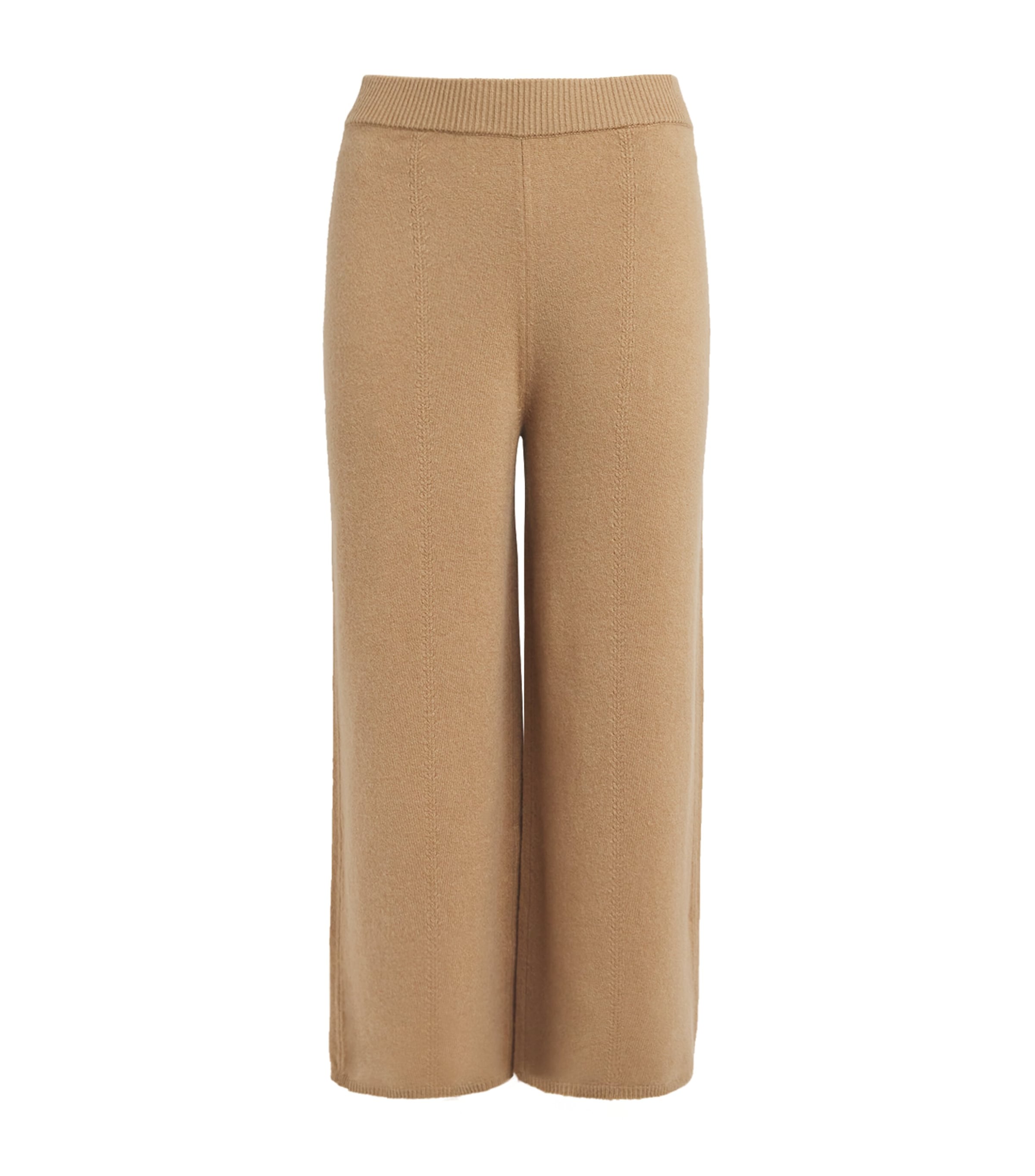 Joseph Merino Wool Wide-leg Culottes In Brown