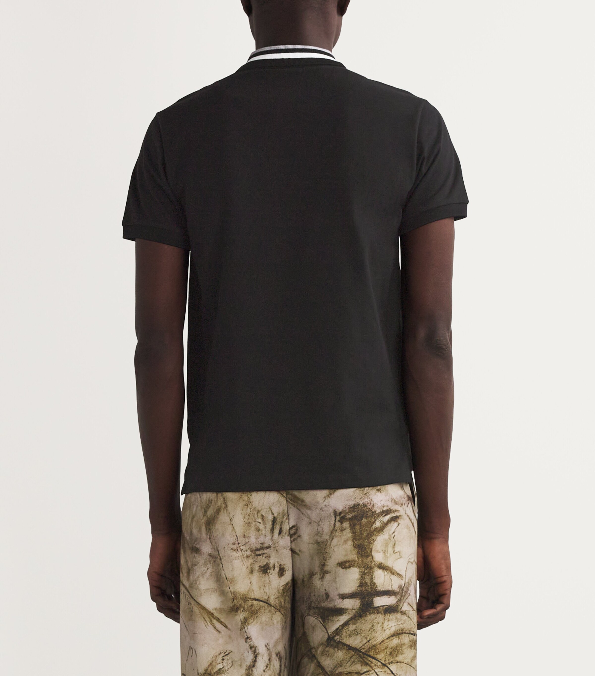 Cotton Orb Polo Shirt N401-BLACK Image 4