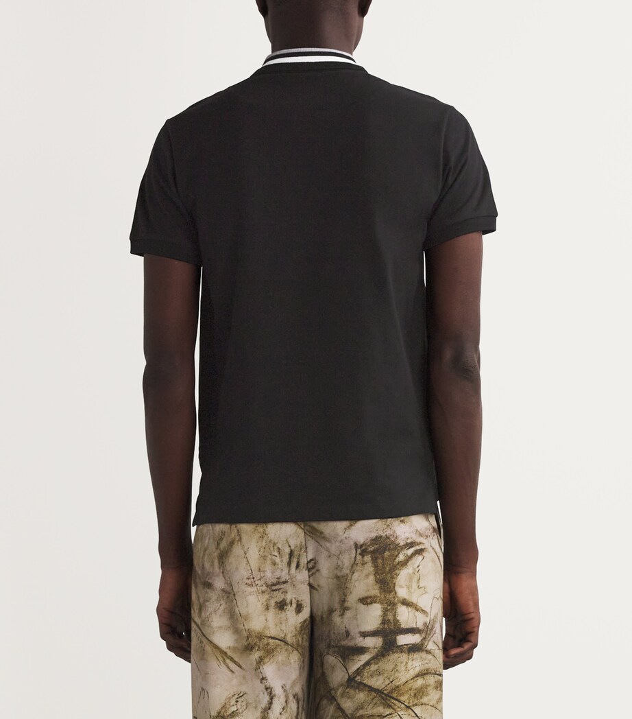 Cotton Orb Polo Shirt N401-BLACK Image 4