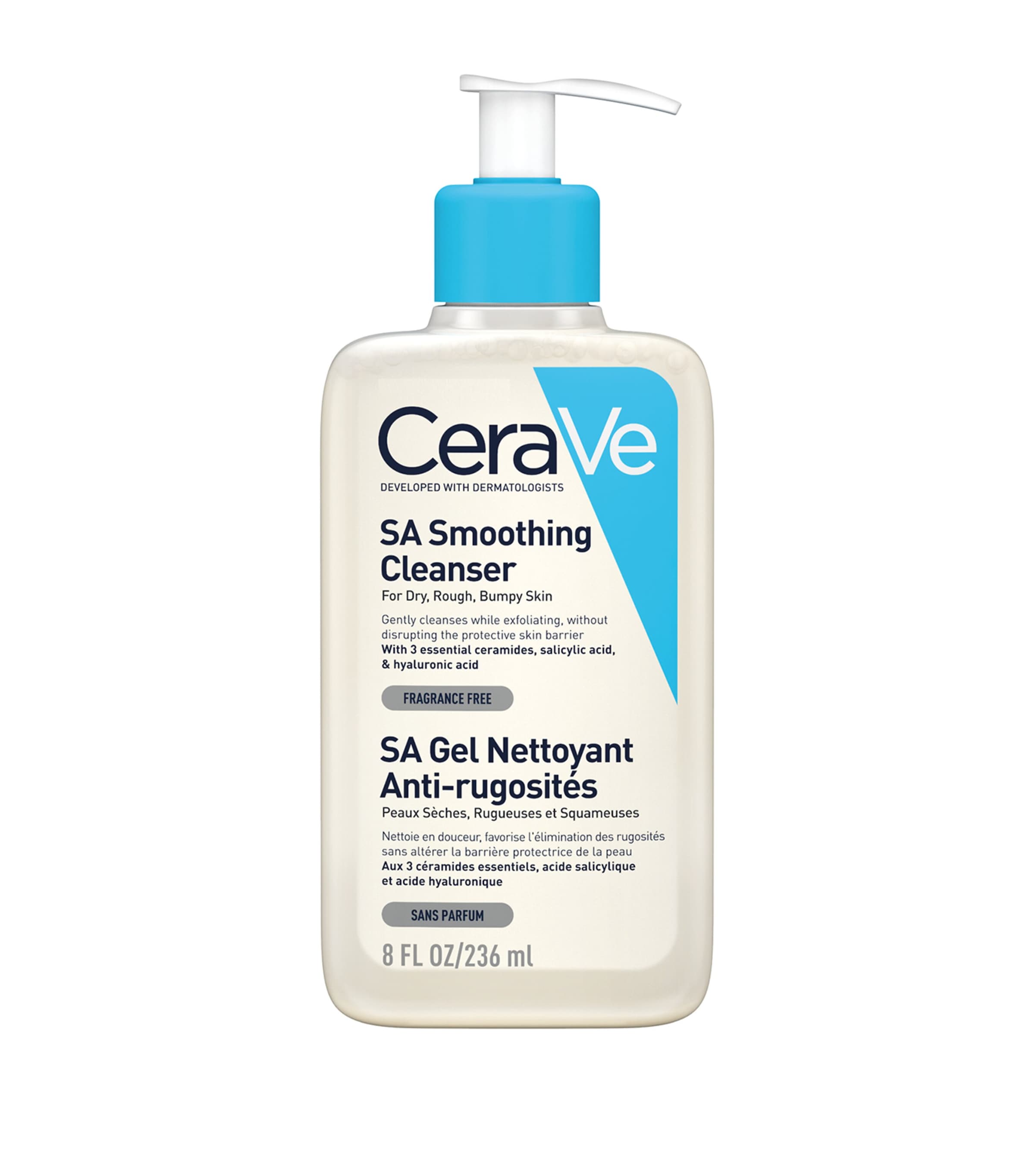 Cerave Sa Smoothing Cleanser In White