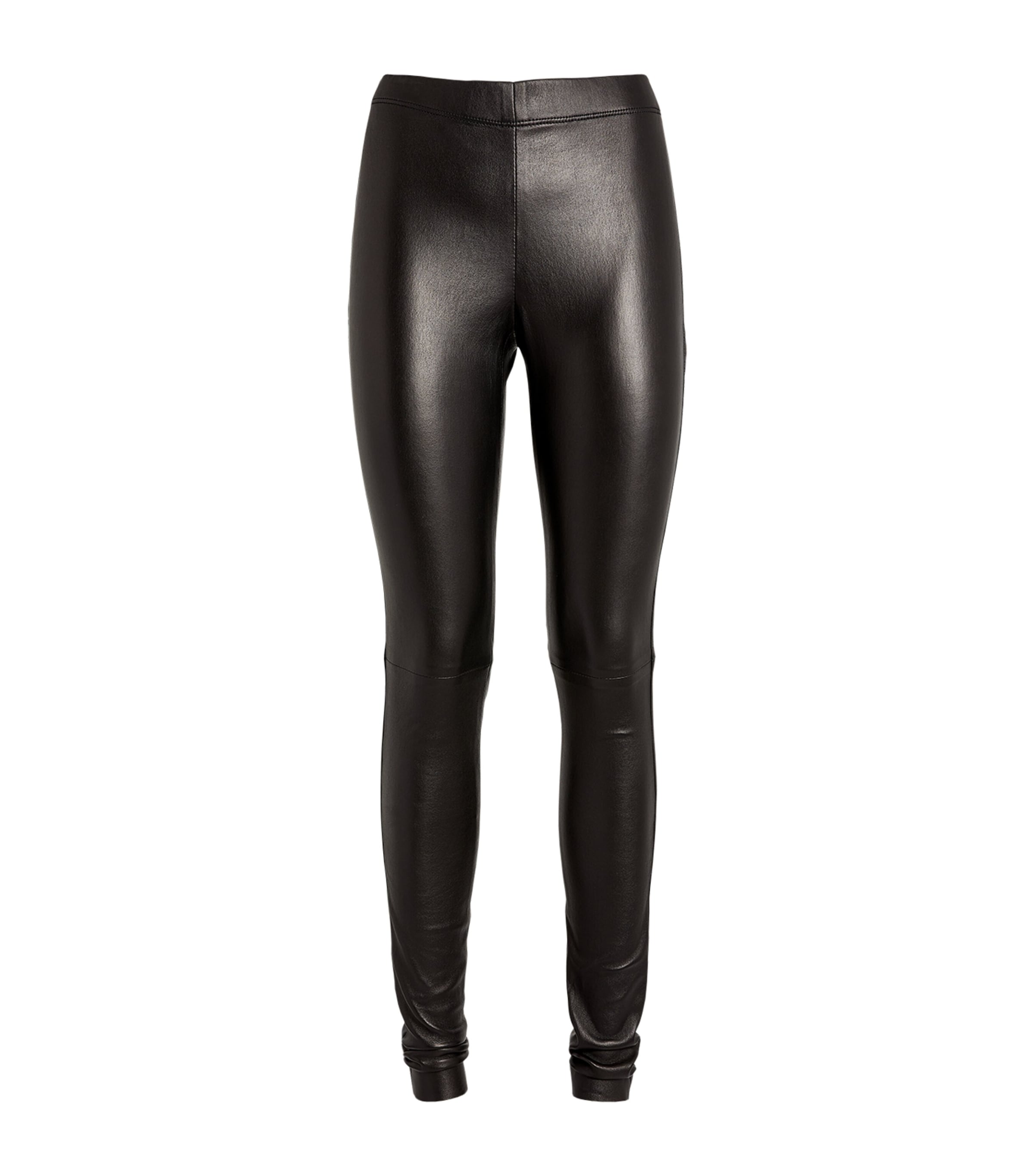 Joseph Leather Stretch Leggings In Black