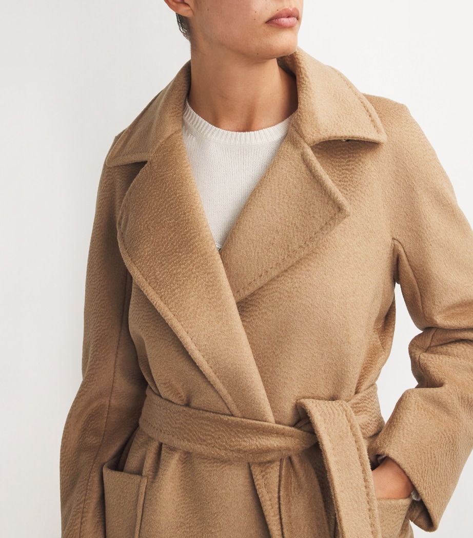 Max Mara Beige Cashmere Arcella Coat Harrods US