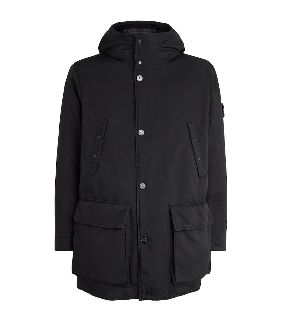 Stone Island Mens GHOST PIECE Short Down Parka Image 1