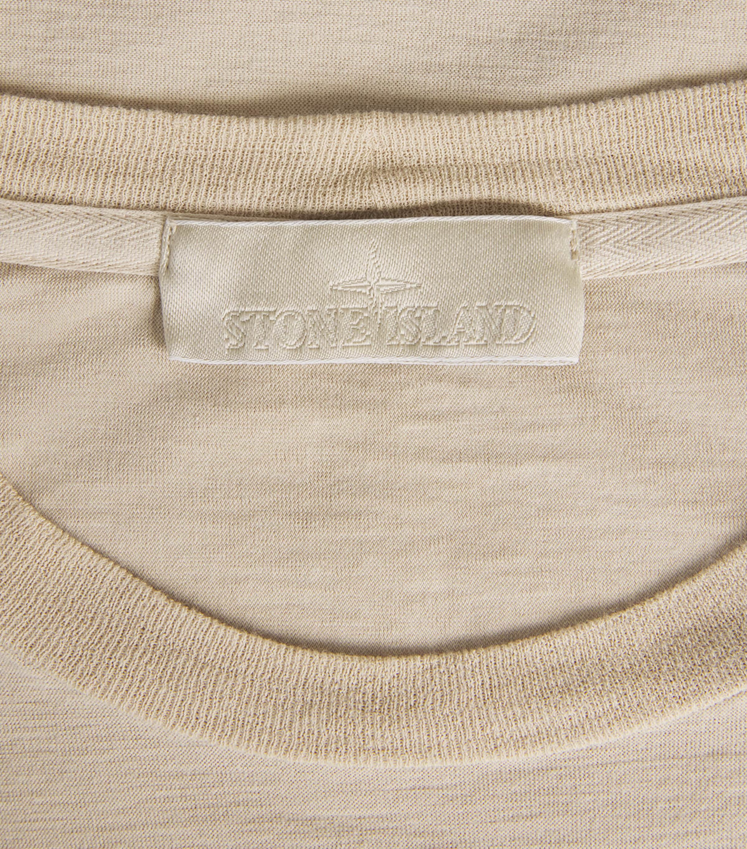 Stone Island Mens Organic Cotton Ghost T-Shirt Image 6