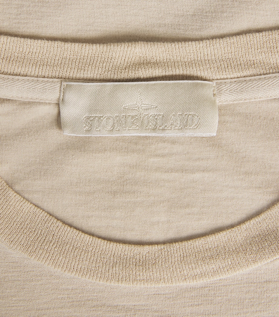 Stone Island Mens Organic Cotton Ghost T-Shirt Image 6