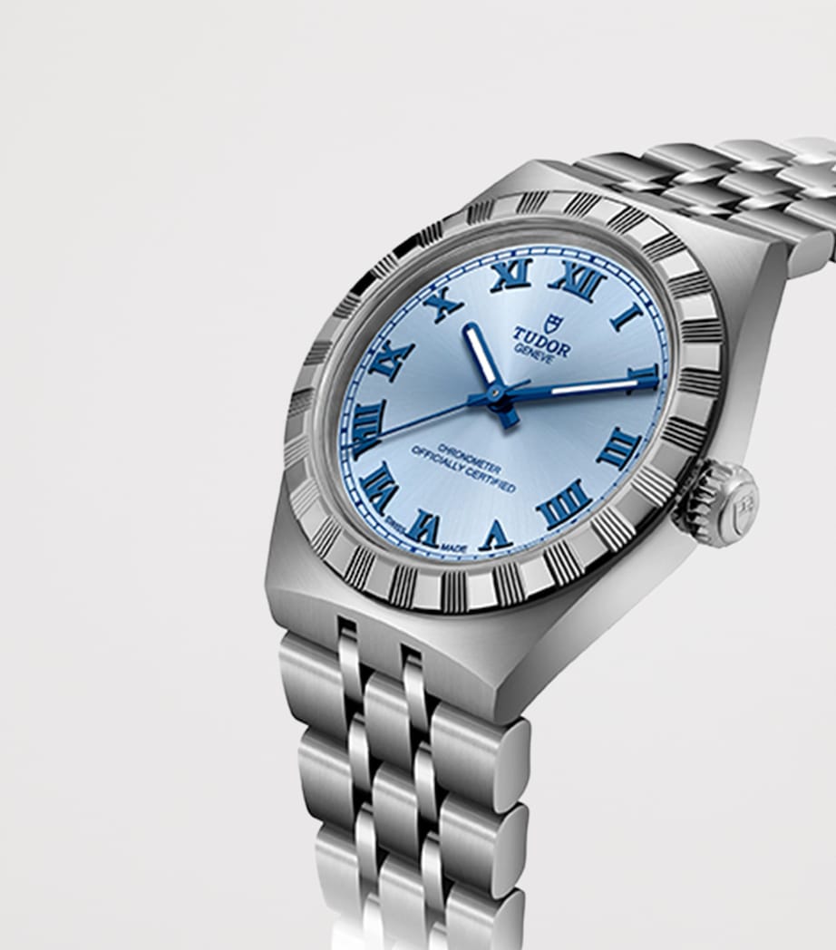 TUDOR Royal Stainless Steel Watch 30mm Blue Image 3
