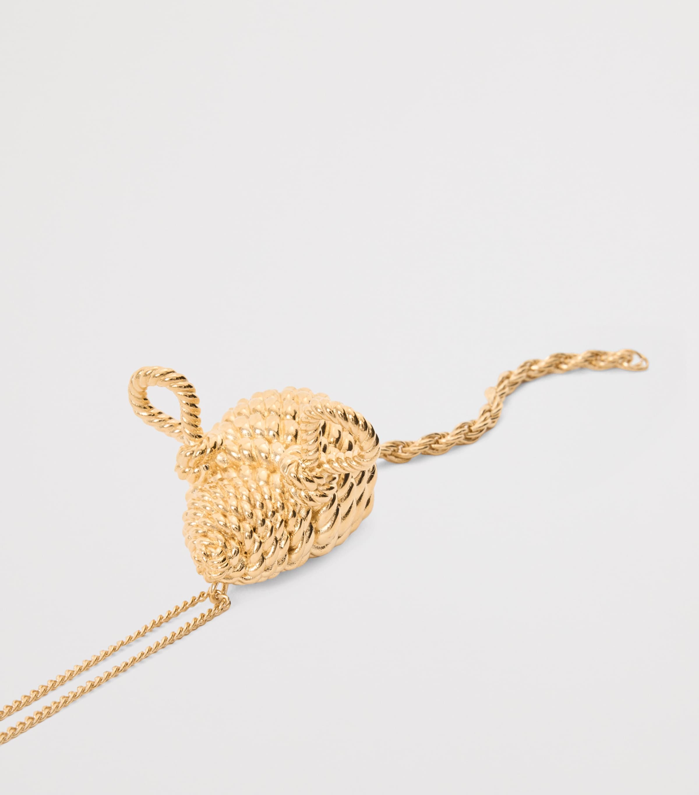 LOEWE Mouse Pendant Necklace Gold Image 3